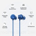 realme Buds 2 Neo in-Ear Wired Earphones (Blue) - Image 3