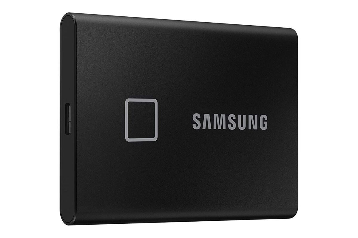 Samsung T7 Touch 1TB External SSD (Black) - Image 2