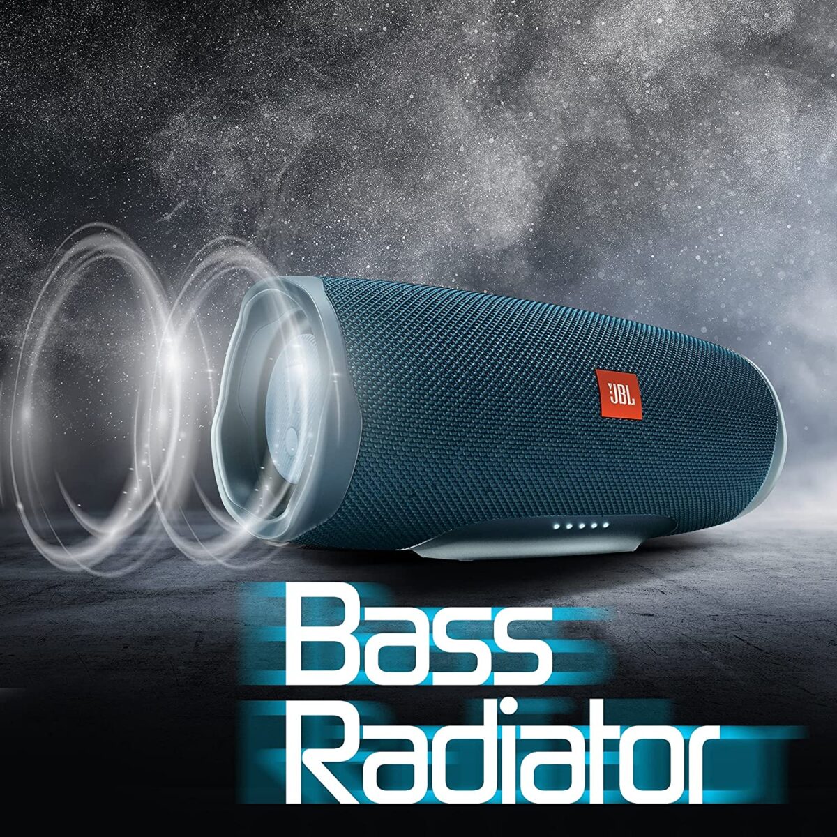 JBL Charge 4, Wireless Portable Bluetooth Speaker (Without Mic, Blue) - Image 6