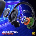 JBL Club One by Harman Wireless Bluetooth Over The Ear Headphone (Black) - Image 3