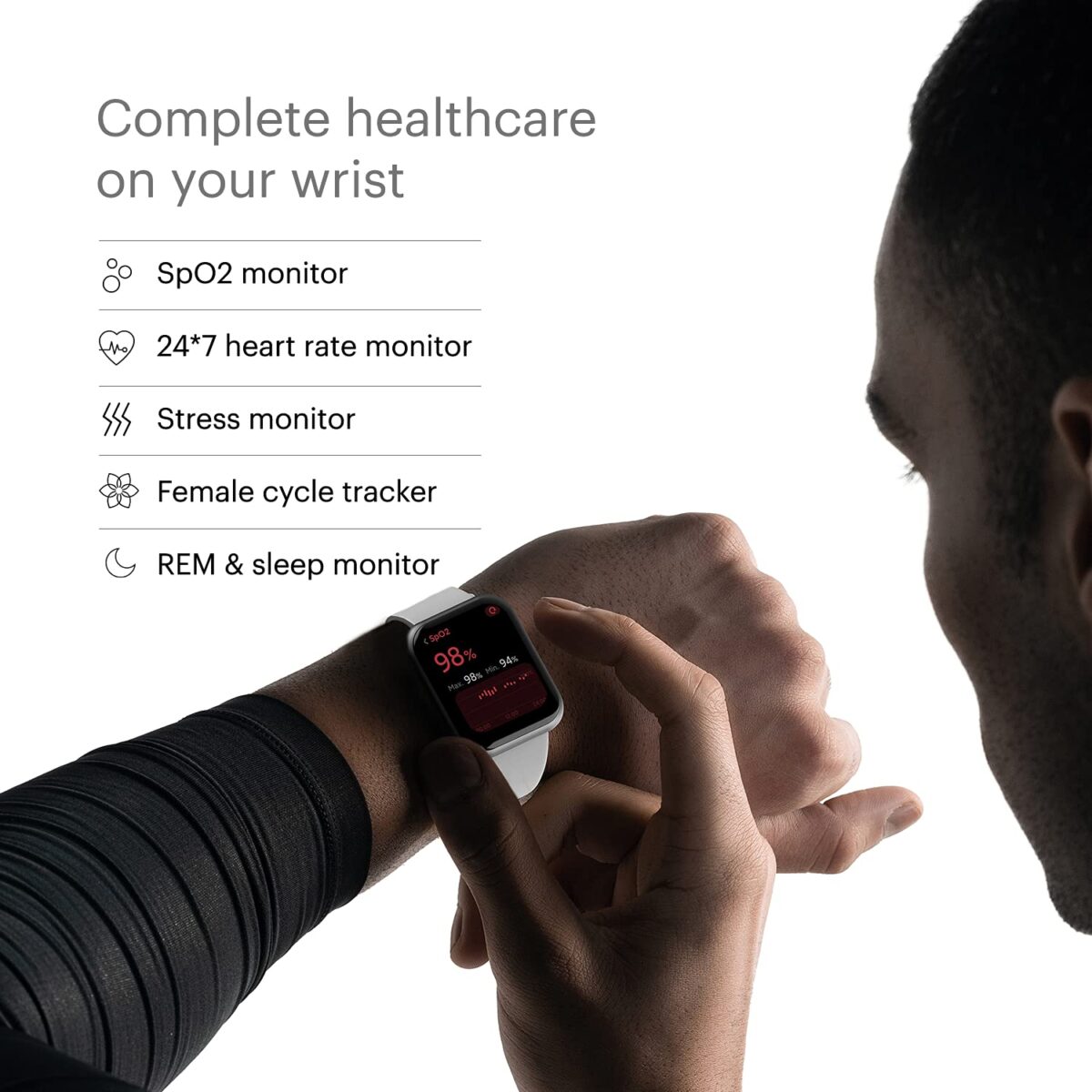 Noise ColorFit Ultra Fitness Smart Watch (Cloud Grey) - Image 6
