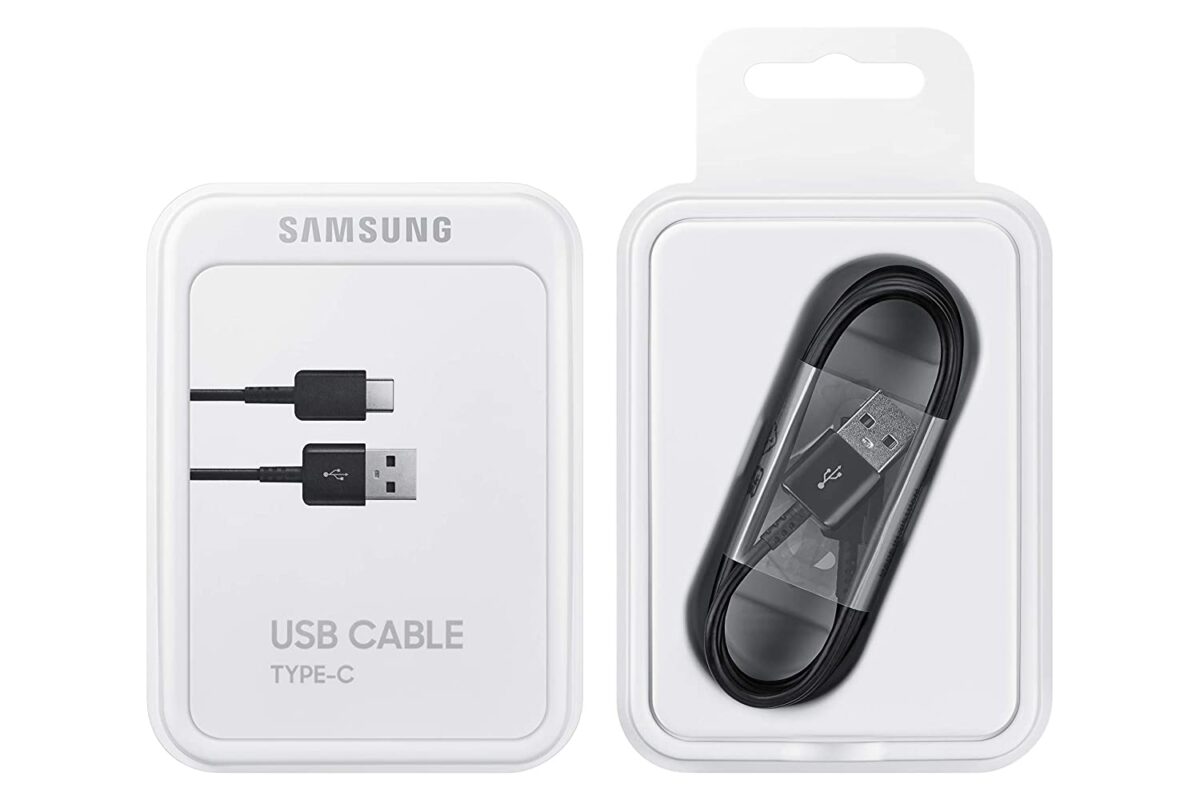 Samsung Original USB A to C Cable - 3.28 Feet (1 Meter) Black - Image 3