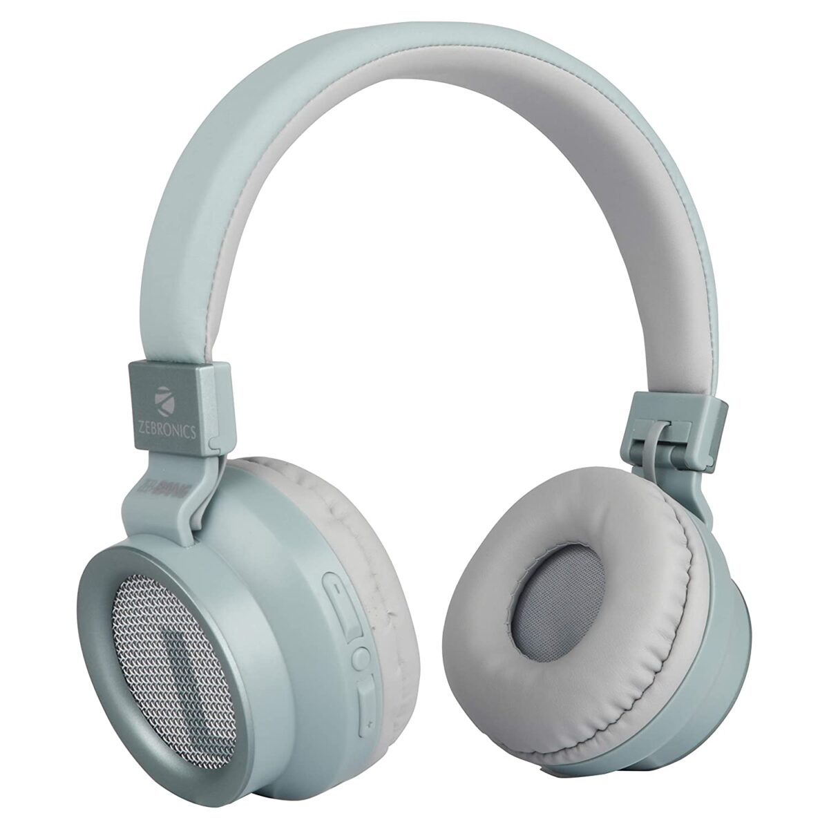 Zebronics Zeb-Bang Foldable Wireless BT Headphone (Green) - Image 1