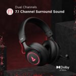 boAt Immortal IM1000D Dual Channel Wired Gaming Headphones (Black Sabre) - Image 5