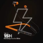 boAt Rockerz 185 Wireless Neckband (Fiery Black) - Image 4