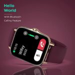 Pebble Cosmos Smartwatch with Bluetooth Calling (Burgundy) - Image 2