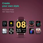 Pebble Cosmos Smartwatch with Bluetooth Calling (Burgundy) - Image 4