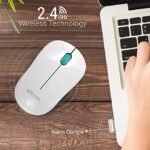 Portronics Toad 12 Wireless Optical Mouse-Blue - Image 2