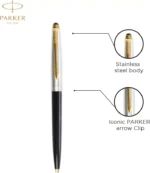 PARKER Celebration 2022 Diary + Galaxy Standard Ball pen Regular Gift Set (Black) - Image 2