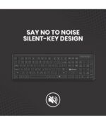 Portronics Key4 Combo 2.4GHz Wireless Keyboard Mouse Combo (Black) - Image 3