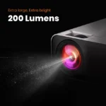 Portronics Beem 200 Plus Multimedia LED Projector With-White - Image 3