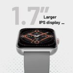 Crossbeats Ignite S3 Bluetooth Calling Smart Watch (Silver) - Image 3