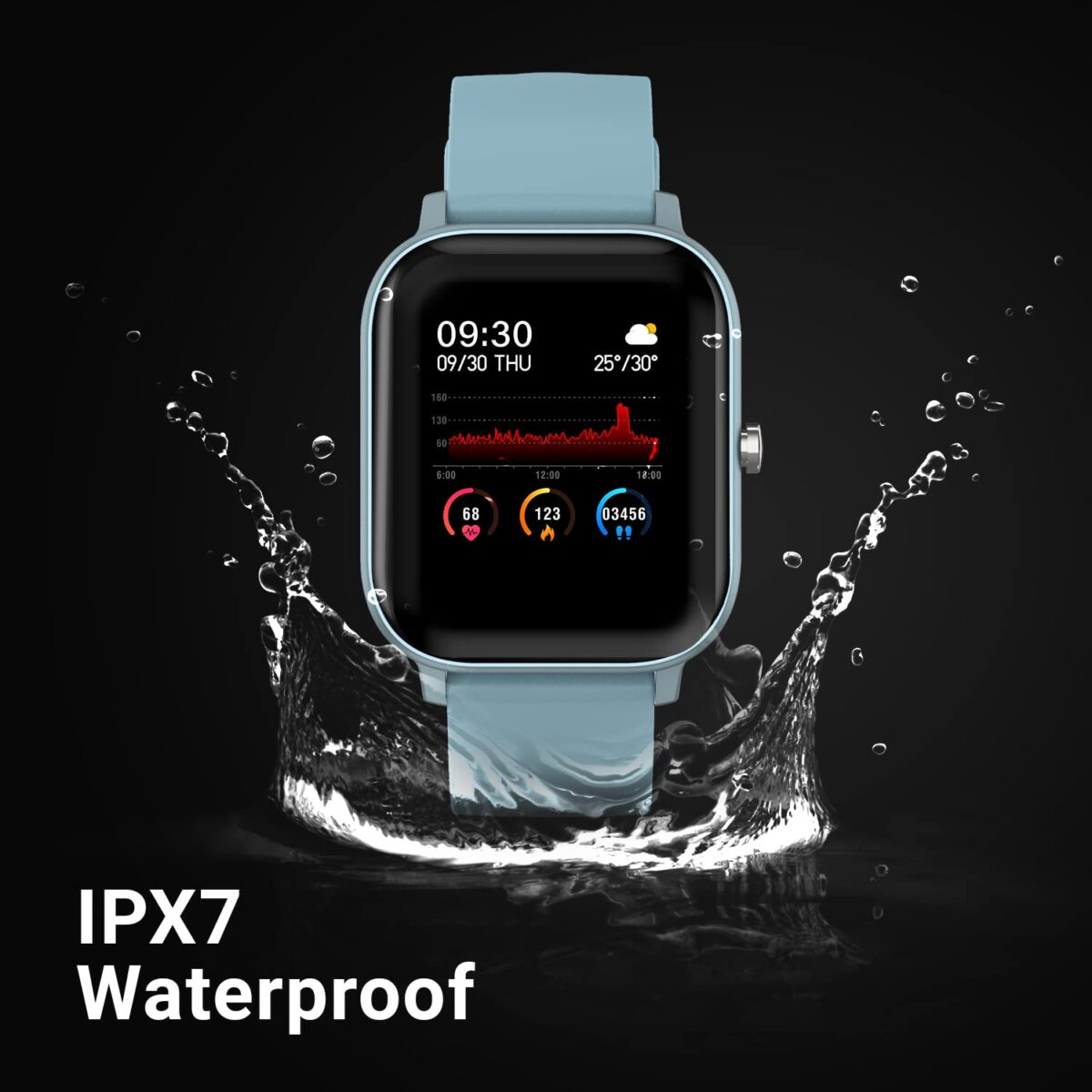 Fire-Boltt SpO2 Full Touch 1.4 inch Smart Watch (Blue) - Image 8