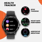 Fire-Boltt 360 SpO2 Display Round Smart Watch (Black) - Image 6