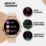 Fire-Boltt 360 SpO2 Display Round Smart Watch (Gold) - Image 3