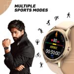 Fire-Boltt 360 SpO2 Display Round Smart Watch (Gold) - Image 4