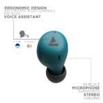 boAt Airdopes 381 Bluetooth Earbuds (Teal Blue) - Image 4