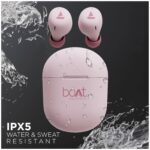 boAt Airdopes 381 Bluetooth Earbuds (Pink) - Image 5