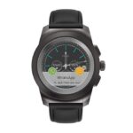 Noise NoiseFit Fusion Hybrid Smart Watch with Leather Strap (Classic Black)