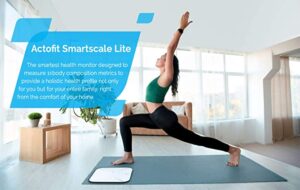 Actofit Smart Scale Lite Digital Body Weighing scale - White - Image 5