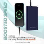 Ambrane PP-20 Pro 20000mAh Lithium Polymer Power Bank (Blue) - Image 3