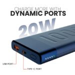 Ambrane Stylo 10k 10000mAh Power Bank (Blue) - Image 2