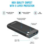 Ambrane PP-20 Pro 20000mAh Lithium Polymer Power Bank (Black) - Image 3