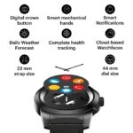 Noise NoiseFit Fusion Hybrid Smart Watch with Leather Strap (Classic Black) - Image 2