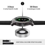 Noise NoiseFit Fusion Hybrid Smart Watch with Leather Strap (Classic Black) - Image 5