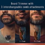 Gillette King C. Cordless Mens Beard Trimmer (Blue, Grey) - Image 5