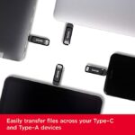 SanDisk Ultra 64GB Dual Drive Go Type C Pendrive (Black) - Image 3