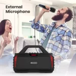Portronics Chime 20W Wireless Bluetooth Speaker (Black Red) - Image 3