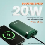 Ambrane PP-20 Pro 20000mAh Lithium Polymer Power Bank (Green) - Image 4
