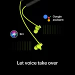 Noise Tune Elite Sport Neckband Bluetooth Headset (Zesty Lime) - Image 2