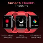 Fire-Boltt Call Bluetooth Calling Smartwatch with SpO2 & 1.7 (Red) - Image 2