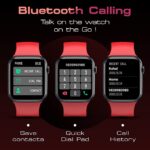 Fire-Boltt Call Bluetooth Calling Smartwatch with SpO2 & 1.7 (Red) - Image 5