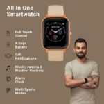 Fire-Boltt SpO2 Full Touch 1.4 inch Smart Watch (Gold) - Image 5