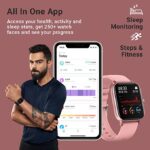 Fire-Boltt SpO2 Full Touch 1.4 inch Smart Watch (Pink) - Image 5