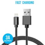 Ambrane BCL-15 IOS Lightning Braided Cable (Black) - Image 3
