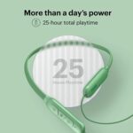 Noise Sense Bluetooth Wireless in Ear Neckband (Forest Green) - Image 3