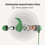 Noise Sense Bluetooth Wireless in Ear Neckband (Forest Green) - Image 4