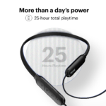 Noise Sense Bluetooth Wireless in Ear Neckband (Jet Black) - Image 3