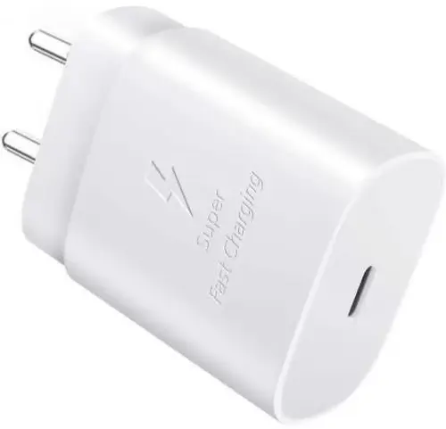 Samsung 25W PD Power Adapter Charger USB-C Cable (White)