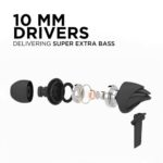 boAt Bassheads 110 Wired Earphone with Mic ( Black) - Image 4