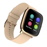 Noise ColorFit Qube Smart Watch (Beige Gold) - Image 3