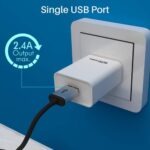 Portronics Adapto 62 USB Wall Adapter (White) - Image 4