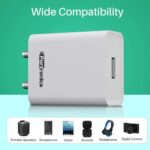 Portronics Adapto 62 USB Wall Adapter (White) - Image 6