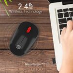 Portronics Toad 12 Wireless Optical Mouse (Black) - Image 4