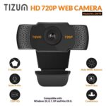 Tizum Web Camera Full HD 720P Widescreen Viewing Angle - Image 4