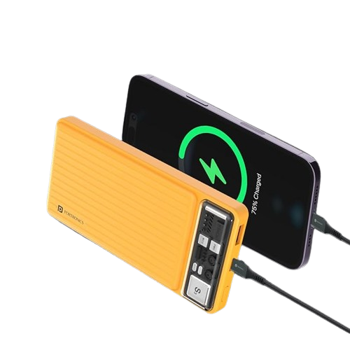 Portronics Luxcell 10k Power Bank 22.5W Fast Charging (Yellow) - Image 5